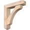 Ekena Millwork Legacy Arts and Crafts Smooth Bracket w/ Offset Brace, Douglas Fir, 5 1/2"W x 24"D x 24"H BKT0604X24X24LEC03SDF - alternate 1